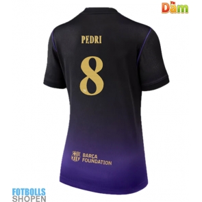 Billiga Barcelona Pedri Gonzalez #8 Bortatröja Dam 2026-27 Kortärmad